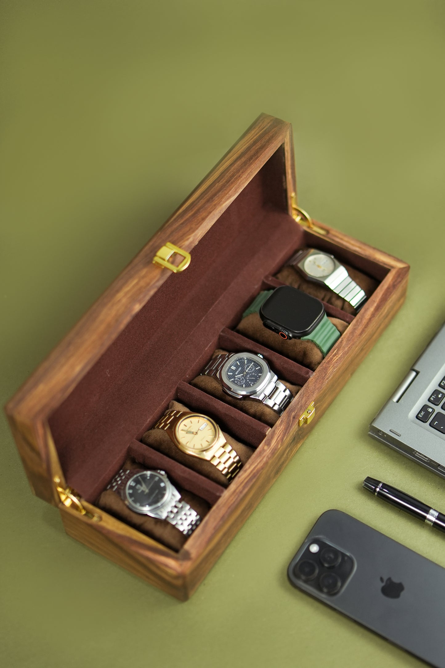 Men's Watch Box ( 5 slots)