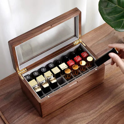 Wooden Lipstick Organizer