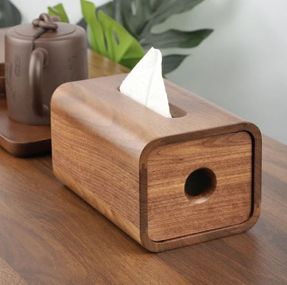 Solid wood Tissue box