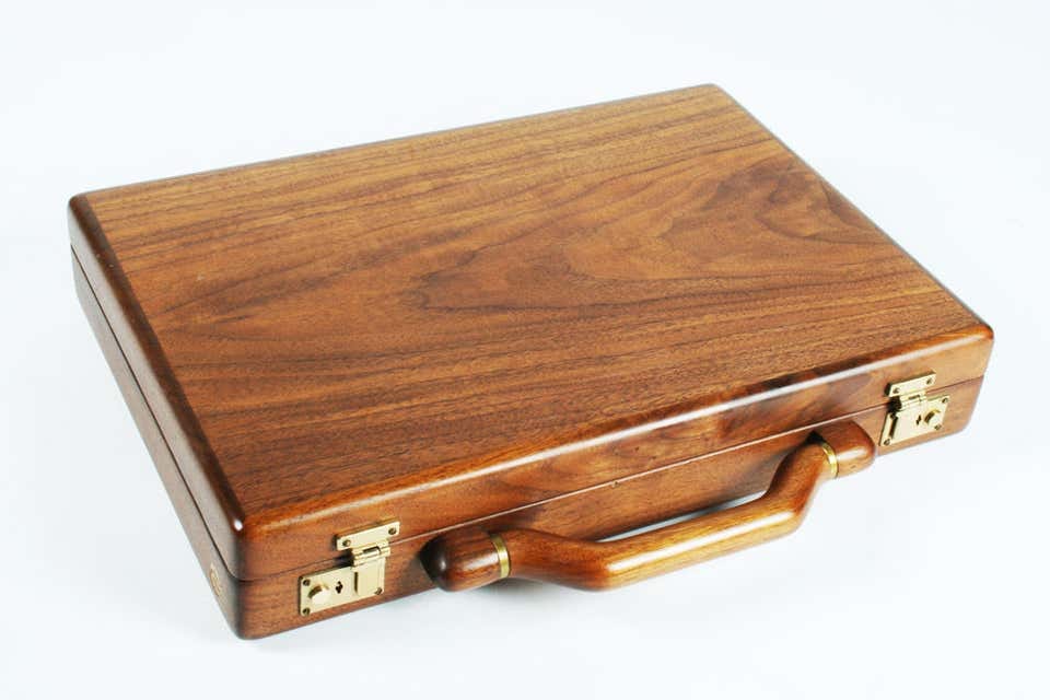 Premium Handmade Wooden Briefcase