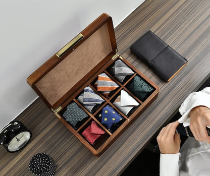 Necktie Storage Box with Lid