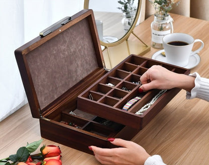 Wooden Jewelry Box for Women & Men