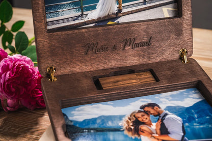 Wooden Photo Box